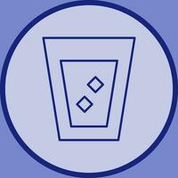 einzigartiges weißes russisches Getränkevektorsymbol vektor