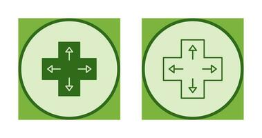 eindeutiges Richtungstasten-Vektorsymbol vektor