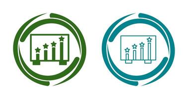 Bewertungsvektorikone vektor