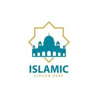 islamischer Logo-Designvektor, Schablonenikonenillustration. vektor