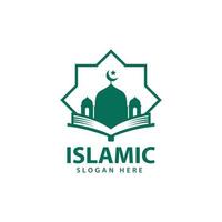 islamisk logo design vektor, mall ikon illustration. vektor