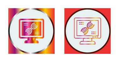 DNA-Testvektorsymbol vektor