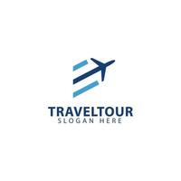 Reise-Tour-Logo-Vorlage, Design-Vektor-Illustration. vektor