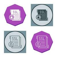 SSL-Vektorsymbol vektor