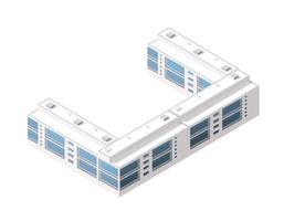 die smarte hausarchitektur ist eine idee der technologie vektor