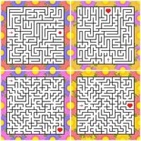 Labyrinth für Kinder. Puzzle für Kinder. Labyrinth Rätsel. vektor