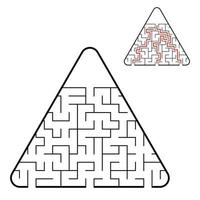 Labyrinth für Kinder. Puzzle für Kinder. Labyrinth Rätsel. vektor