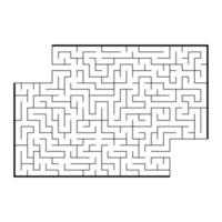 Labyrinth für Kinder. Puzzle für Kinder. Labyrinth Rätsel. vektor