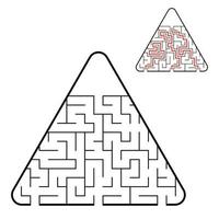 Labyrinth für Kinder. Puzzle für Kinder. Labyrinth Rätsel. vektor