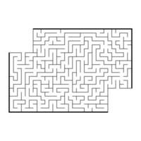 Labyrinth für Kinder. Puzzle für Kinder. Labyrinth Rätsel. vektor