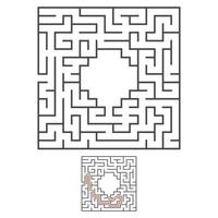 Labyrinth für Kinder. Puzzle für Kinder. Labyrinth Rätsel. vektor