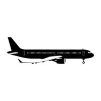 flygplan silhuett vektor ClipArt