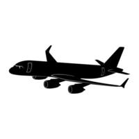 flygplan silhuett vektor ClipArt