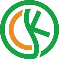 ck-Logo-Design vektor