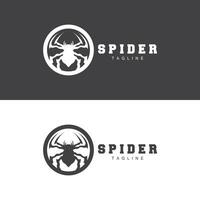 Spinne Logo Vektor Symbol Illustration Design