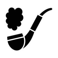 Rauch Vektor Glyphe Symbol zum persönlich und kommerziell verwenden.