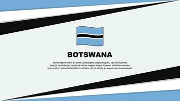 botswana flagga abstrakt bakgrund design mall. botswana oberoende dag baner tecknad serie vektor illustration. botswana design