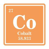 Kobalt Symbol Vektor