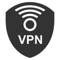 vpn oder virtuell Privat Netzwerk Symbol vektor