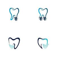 Dental implantieren Logo Design Konzept Vektor, Dental Pflege Logo Vorlage vektor