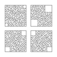 Labyrinth für Kinder. Puzzle für Kinder. Labyrinth Rätsel. vektor