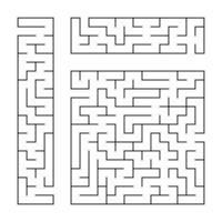 Labyrinth für Kinder. Puzzle für Kinder. Labyrinth Rätsel. vektor