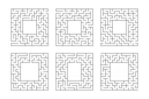 Labyrinth für Kinder. Puzzle für Kinder. Labyrinth Rätsel. vektor