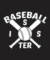 baseboll tshirt design vektor. använda sig av för t-shirt, muggar, klistermärken, kort, etc vektor