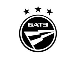 fk bat Borisov Verein Logo Symbol schwarz Weißrussland Liga Fußball abstrakt Design Vektor Illustration