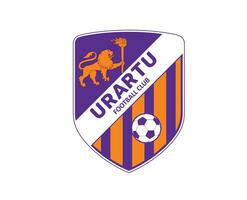 fc urartu Yerevan klubb logotyp symbol armenia liga fotboll abstrakt design vektor illustration