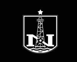 neftchi baku klubb symbol logotyp österrike liga fotboll abstrakt design vektor illustration med svart bakgrund