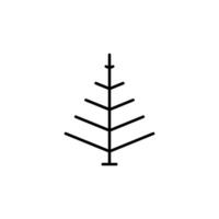 ein Baum ohne Blätter Gliederung Vektor Symbol. Vektor Illustration zum Netz Websites, Apps, Design, Banner und andere Zwecke