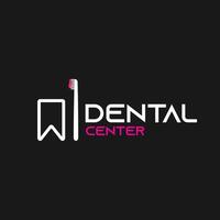 dental medicinsk sjukhus logotyp vektor mall