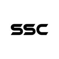 ssc Brief Logo Design, Inspiration zum ein einzigartig Identität. modern Eleganz und kreativ Design. Wasserzeichen Ihre Erfolg mit das auffällig diese Logo. vektor