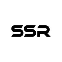 ssr Brief Logo Design, Inspiration zum ein einzigartig Identität. modern Eleganz und kreativ Design. Wasserzeichen Ihre Erfolg mit das auffällig diese Logo. vektor