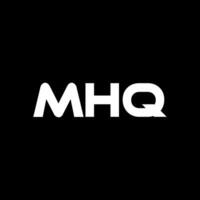 mhq Brief Logo Design, Inspiration zum ein einzigartig Identität. modern Eleganz und kreativ Design. Wasserzeichen Ihre Erfolg mit das auffällig diese Logo. vektor