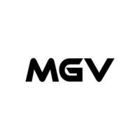 mgv brev logotyp design, inspiration för en unik identitet. modern elegans och kreativ design. vattenmärke din Framgång med de slående detta logotyp. vektor