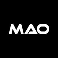 mao Brief Logo Design, Inspiration zum ein einzigartig Identität. modern Eleganz und kreativ Design. Wasserzeichen Ihre Erfolg mit das auffällig diese Logo. vektor