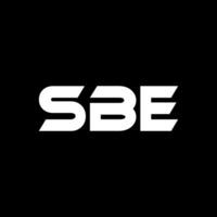 SBE logotyp design, inspiration för en unik identitet. modern elegans och kreativ design. vattenmärke din Framgång med de slående detta logotyp. vektor