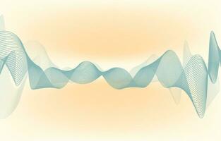 abstrakt blandad rader bakgrund. linje Vinka element.rörelse av ljud spektrum utjämnare tapet. vektor trogen partikel teknologi illustration.
