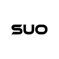 suo brev logotyp design, inspiration för en unik identitet. modern elegans och kreativ design. vattenmärke din Framgång med de slående detta logotyp. vektor