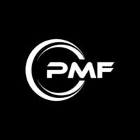 pmf Brief Logo Design, Inspiration zum ein einzigartig Identität. modern Eleganz und kreativ Design. Wasserzeichen Ihre Erfolg mit das auffällig diese Logo. vektor