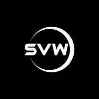 svw brev logotyp design, inspiration för en unik identitet. modern elegans och kreativ design. vattenmärke din Framgång med de slående detta logotyp. vektor