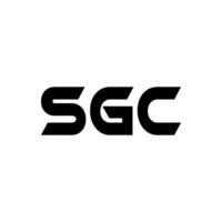 sgc brev logotyp design, inspiration för en unik identitet. modern elegans och kreativ design. vattenmärke din Framgång med de slående detta logotyp. vektor