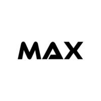 max brev logotyp design, inspiration för en unik identitet. modern elegans och kreativ design. vattenmärke din Framgång med de slående detta logotyp. vektor