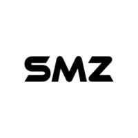 smz Brief Logo Design, Inspiration zum ein einzigartig Identität. modern Eleganz und kreativ Design. Wasserzeichen Ihre Erfolg mit das auffällig diese Logo. vektor