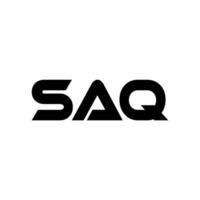 saq logotyp design, inspiration för en unik identitet. modern elegans och kreativ design. vattenmärke din Framgång med de slående detta logotyp. vektor