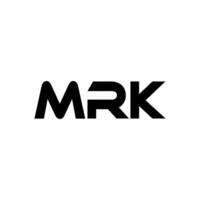 mrk Brief Logo Design, Inspiration zum ein einzigartig Identität. modern Eleganz und kreativ Design. Wasserzeichen Ihre Erfolg mit das auffällig diese Logo. vektor