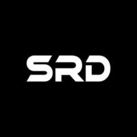 srd brev logotyp design, inspiration för en unik identitet. modern elegans och kreativ design. vattenmärke din Framgång med de slående detta logotyp. vektor