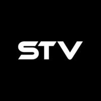 stv Brief Logo Design, Inspiration zum ein einzigartig Identität. modern Eleganz und kreativ Design. Wasserzeichen Ihre Erfolg mit das auffällig diese Logo. vektor